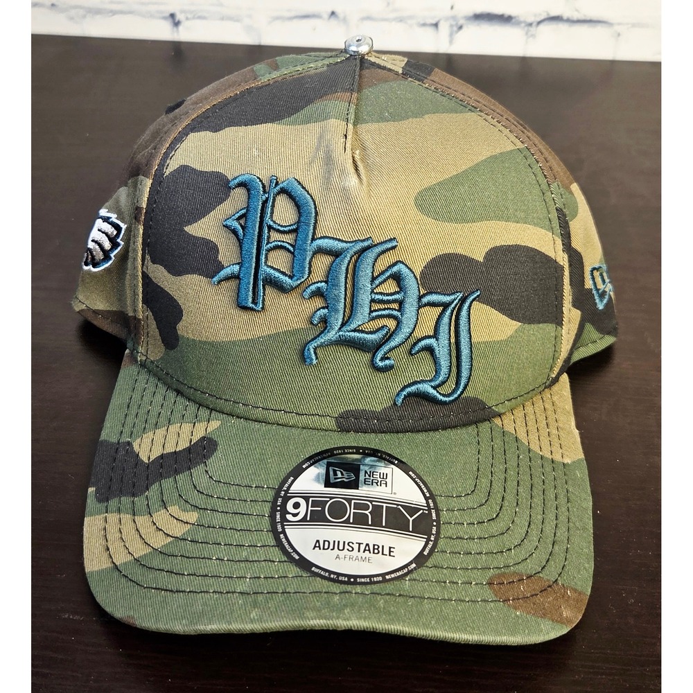 New Era 9FORTY Philadelphia Eagles Camo Adjustable Hat PHL Snapback Cap